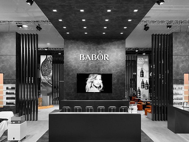 Messestand Messedesign Babor Beauty